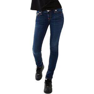 True Religion Stella XXX Low Rise Skinny fit Dark Wash Stretch Jeans Size 26